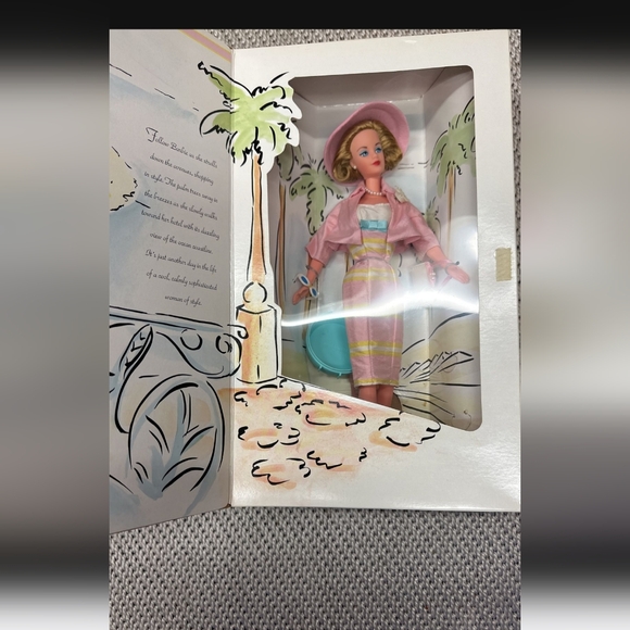 Spiegel Summer Sophisticate Barbie Doll Limited Edition Mattel 1995 New - Picture 2 of 3
